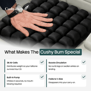 Cushy Bum ™ First Class Comfort Offer. - Australian Standard