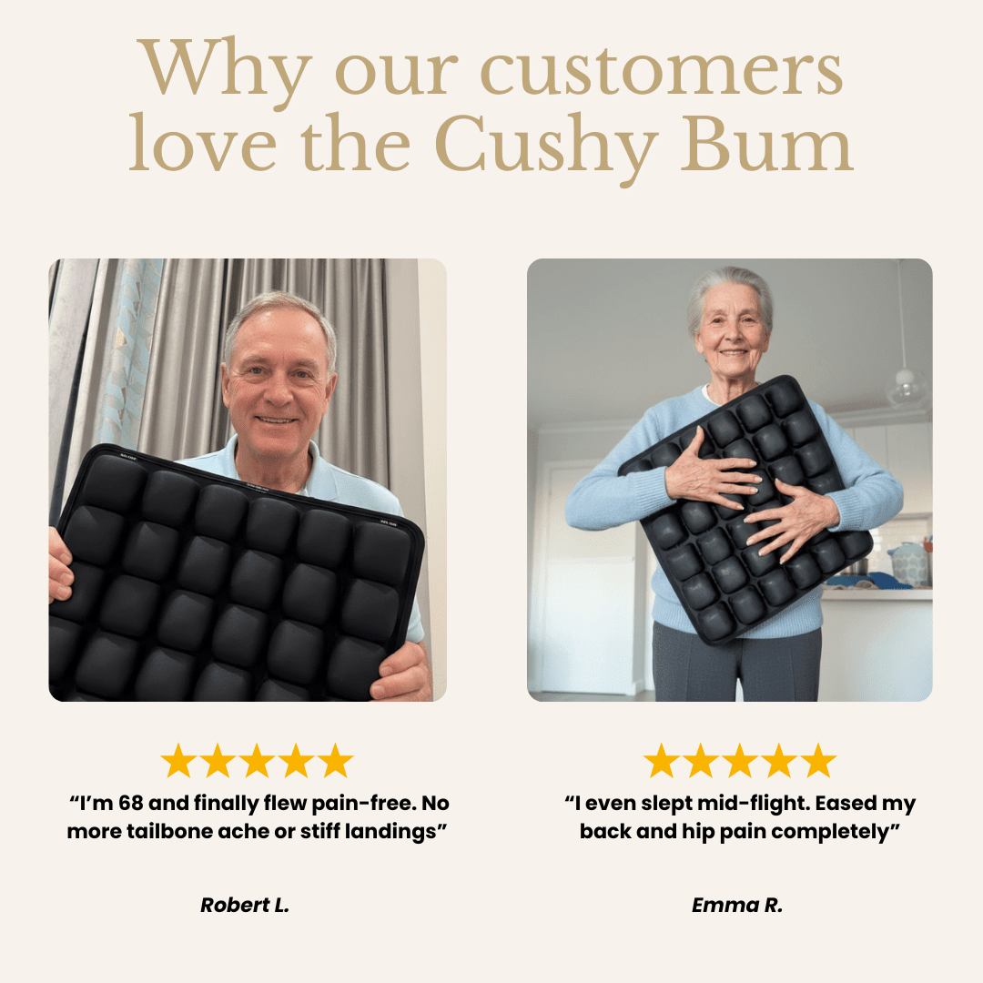 Cushy Bum ™ First Class Comfort Offer PI - Australian Standard